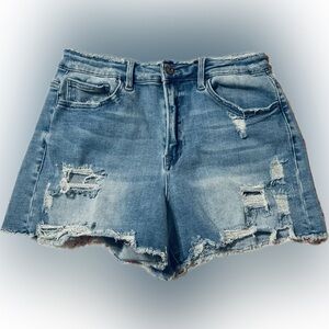 Vervet Distressed Jean Shorts